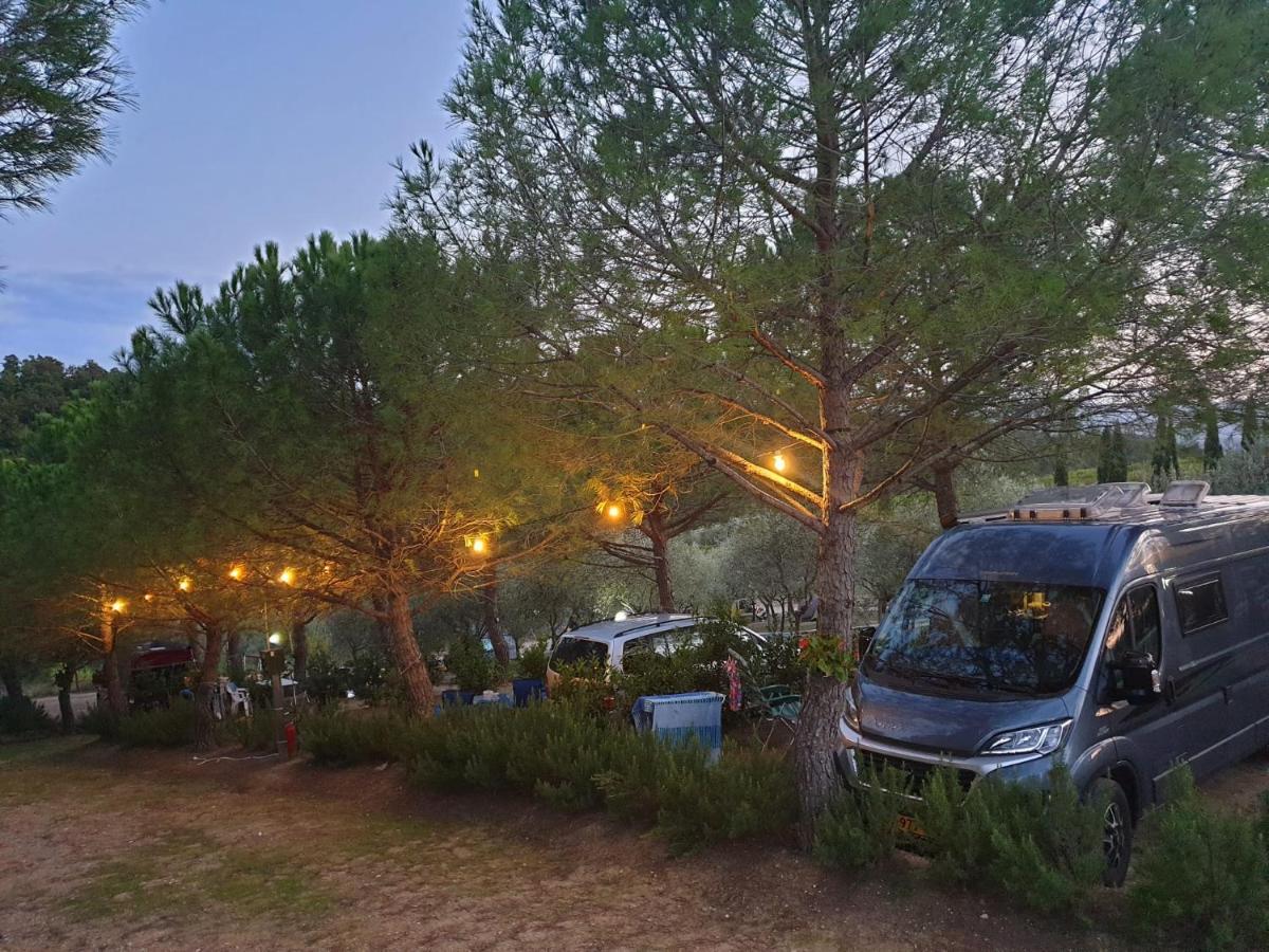 Agricamping Poggio Ai Pini Wine Camping Certaldo Bagian luar foto